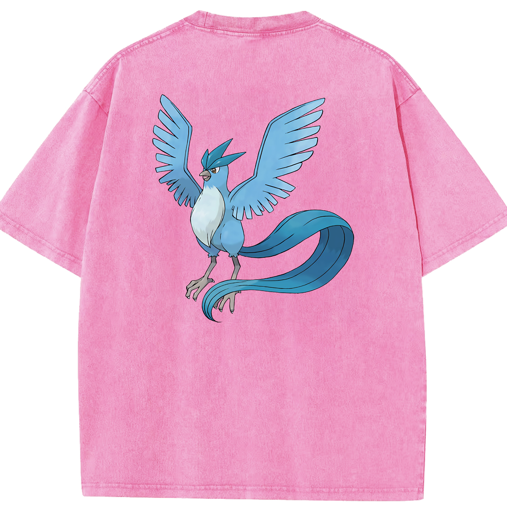 （画像用） ポケットモンスター Pokémon 綿100% ヴィンテージ風 半袖Tシャツ（背面プリント）